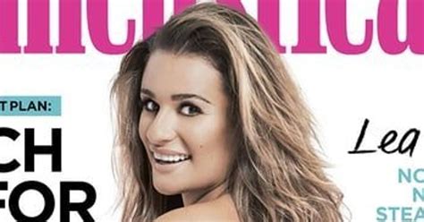 lea michele nude