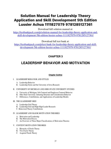 Read Leadership Lussier 5Th Edition File Type Pdf 