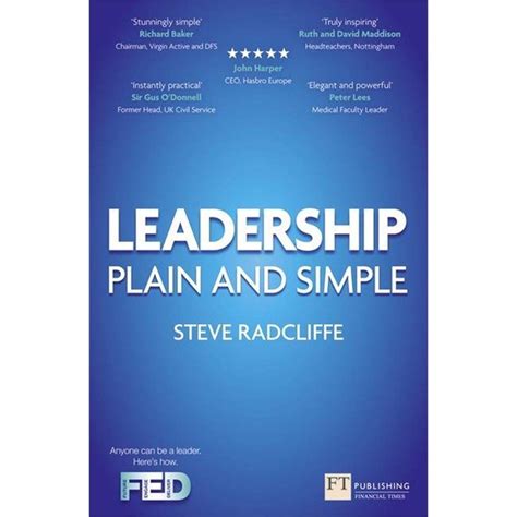 Read Online Leadership Plain And Simple Plain And Simple 2Nd Edition Financial Times Series 