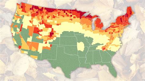 leaf color map