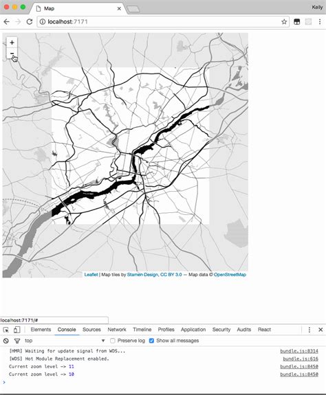 leaflet - Analog of zoom level in react-native-maps? - Geographic ...