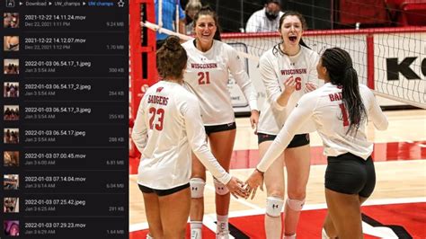 leaked wisconsin volleyball uncensored