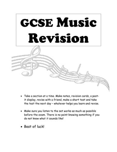 Full Download Leaked 2014 Gcse Edexcel Music Papers 
