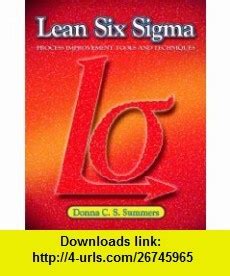 Lean Six Sigma Donna Summers