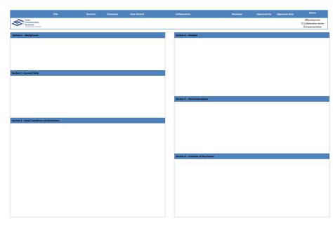 Full Download Lean Documentation Knowledge Brief Template 