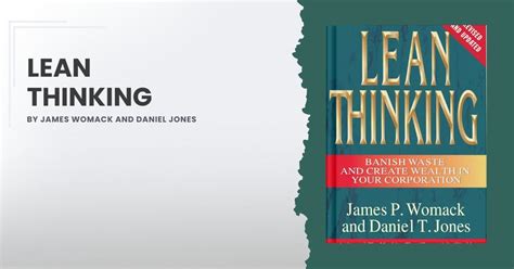 Download Lean Thinking From Womack And Jones Pdf 