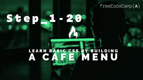 Learn Basic Css By Building A Cafe Menu Step 77