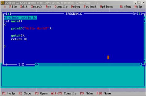 learn c programming in turbo c++
