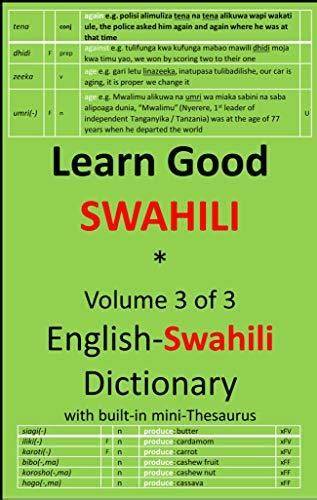 learn good swahili volume 3 of 3 english swahili