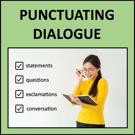 Learn How To Punctuate Dialogue In Fiction Writing Writing Dialogue Punctuation - Writing Dialogue Punctuation