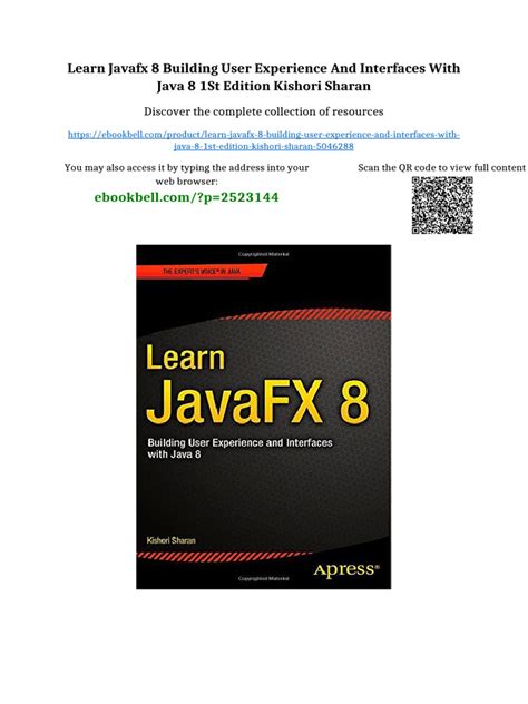 Learn Javafx 8 Building User Experience And Inter