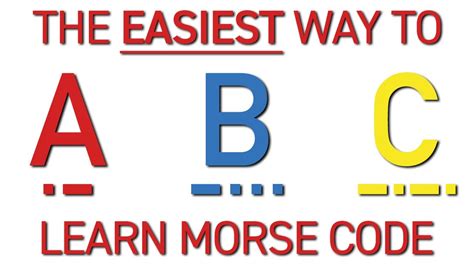 Learn Morse Code Easiest Way To Learn Morse Writing Morse Code - Writing Morse Code