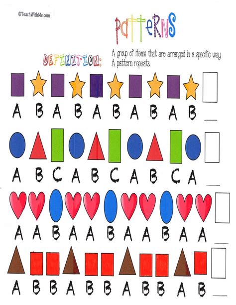 Learn Patterns For Kids Abc Patterns For Basic Patterns To Colour In For Kids - Patterns To Colour In For Kids