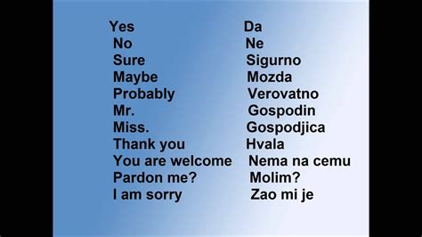 Learn Serbian Language