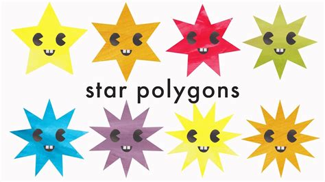Learn Star Shape Names Star Polygons For Kids Star Shape For Kids - Star Shape For Kids