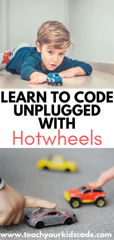 Learn To Code Unplugged With Hotwheels Teach Your Kindergarten Coding - Kindergarten Coding