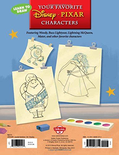 Download Learn To Draw Your Favorite Disney Pixar Characters Featuring Woody Buzz Lightyear Lightning Mcqueen Mater And Other Favorite Characters Licensed Learn To Draw 