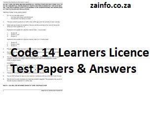 Full Download Learners Licence Test Papers And Answers 