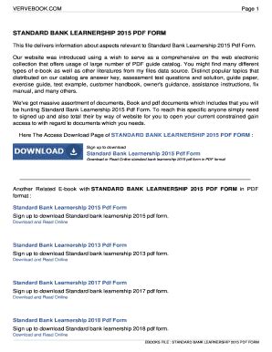 learnership 2015 to 2016 in jhb