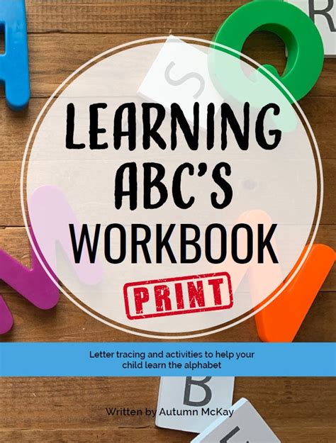 learning abc s workbook print tracing and activit