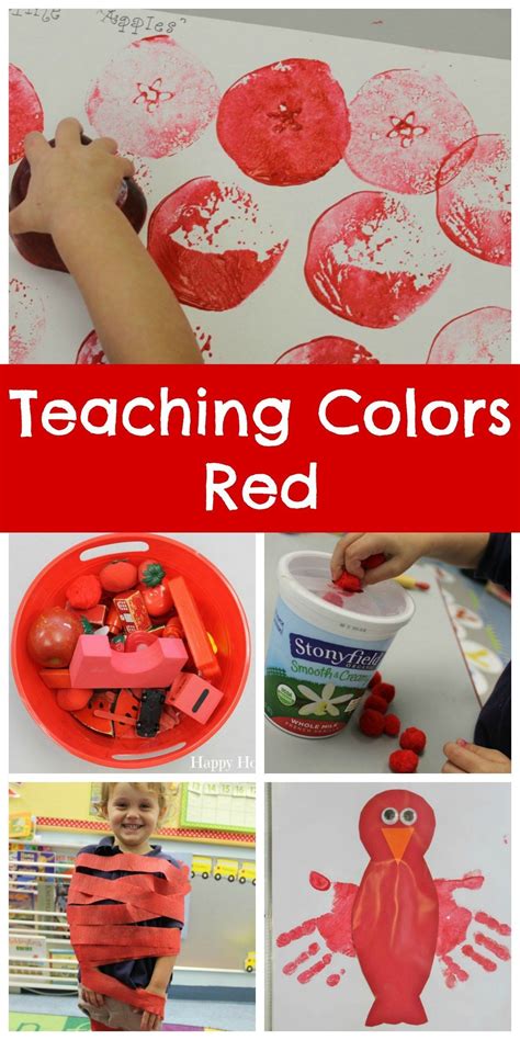 Learning About The Color Red Crafts Activities Amp Learn The Color Red - Learn The Color Red