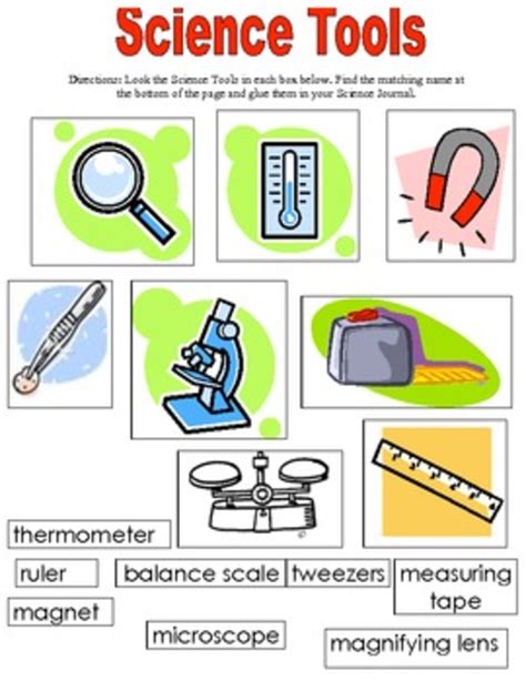 Learning How To Use Science Tools Science Notebook Science Tools Activities - Science Tools Activities
