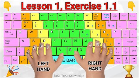 learning keyboard typing
