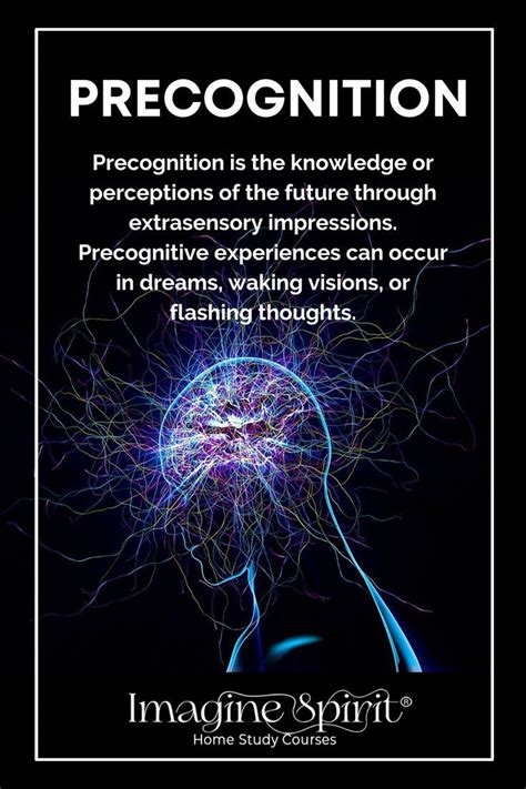 learning precognition