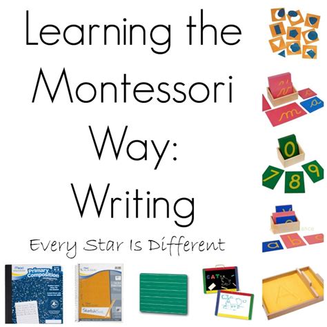Learning The Montessori Way Writing Every Star Is Montessori Writing Activities - Montessori Writing Activities