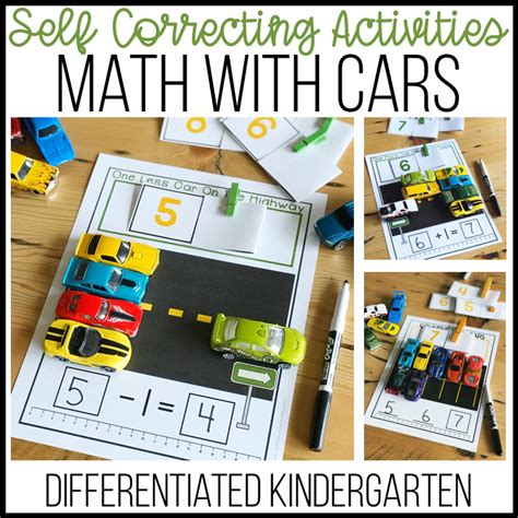 Learning With Cars Differentiated Kindergarten Kindergarten Car - Kindergarten Car