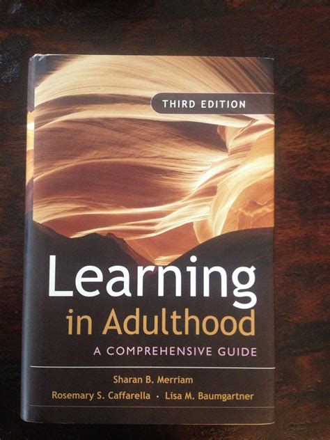 Download Learning In Adulthood A Comprehensive Guide Sharan B Merriam 