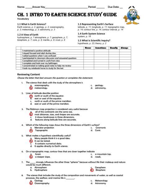 Full Download Learning Odyssey Answer Key For Earth Science 