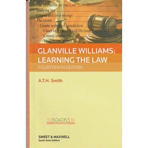 Download Learning The Law Glanville Williams Epub 