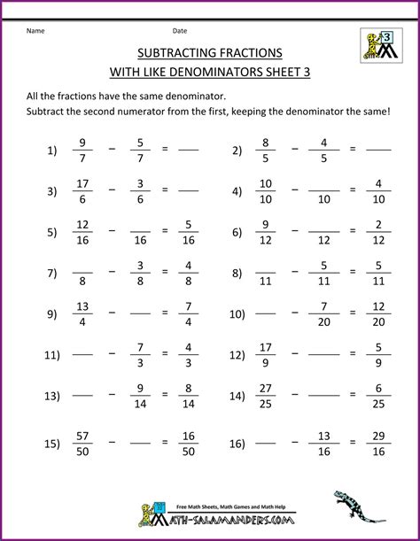 Least Common Denominator Worksheet Algebra Helper Least Common Denominator Fractions Worksheet - Least Common Denominator Fractions Worksheet