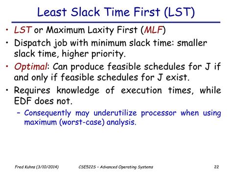 Least Slack Time