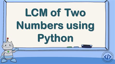 Image related to least-common-multiple-python