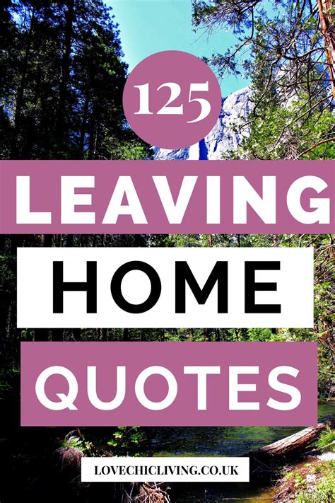 Leaving Home Quotes