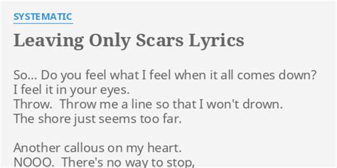 Leaving Scars Lyrics
