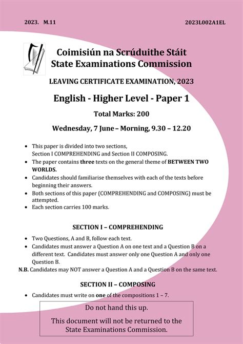 Download Leaving Cert Exam Papers Solutions File Type Pdf 