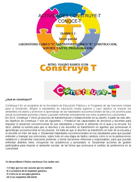 Leccion Construye T