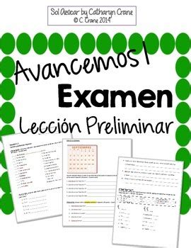 Read Leccion Preliminar Avancemos Answers 