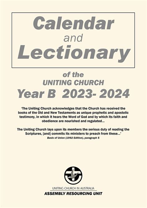 Bible Lectionary — King's Cross Reformed Church