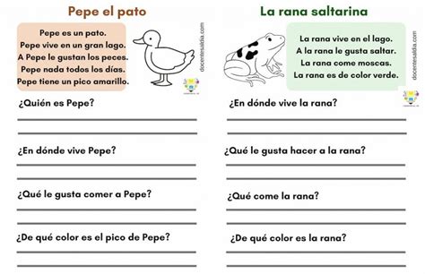 lecturas cortas con preguntas pdf