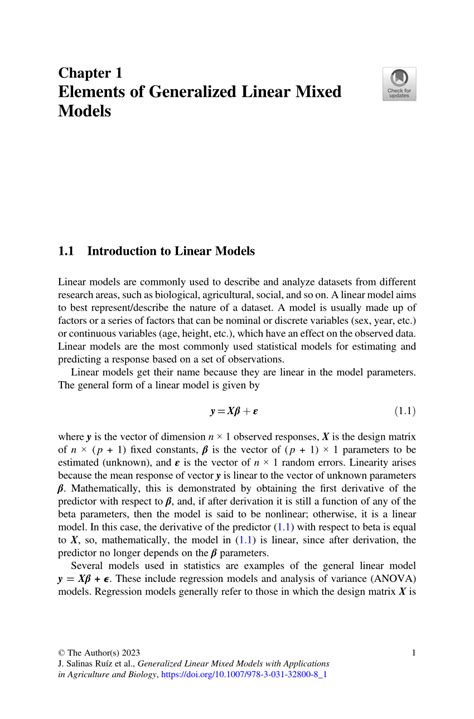 Lecture 10 Linear Mixed Models Linear Models With Random