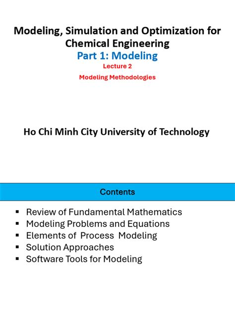 Lecture 2 Modeling And Simulation Stanford University