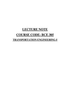 Lecture Note Course Code Bce 206 Engineering Surveying