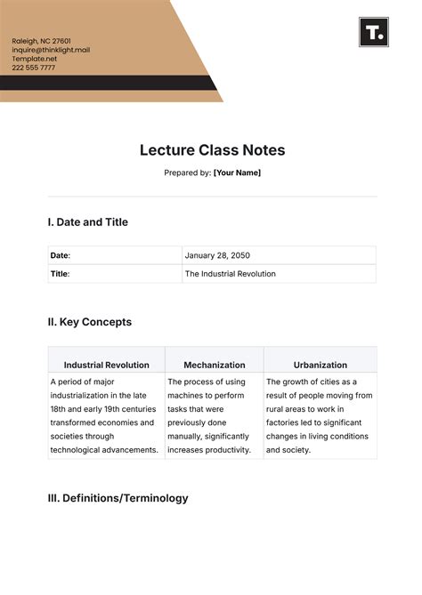 Lecture Notes Arc112