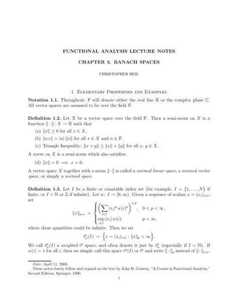 Lecture Notes On Functional Analysis With Applications To Linear Partial Differential Equations Graduate Studies In Mathematics
