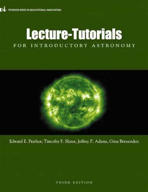 lecture tutorials for introductory astronomy third edition answer key