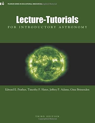 Lecture Tutorials Third Edition Astronomy Prather